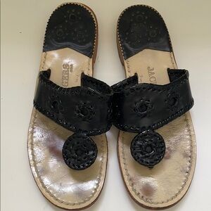 Jack Rogers Original Jacks Black size 7M